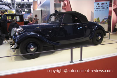 Citroen Traction Avant 11AL Cabriolet 1935 - Exhibit La Traction Universelle